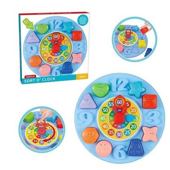 Сортер логічний Годинник 33403 Блакитний