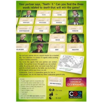 Настільна гра Czech Games Edition Codenames: Duet , англійська (8594156310400) | Зображення 1