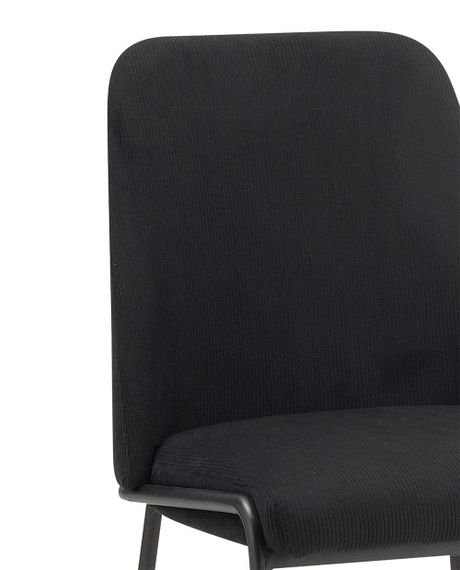 Стул обеденный Liberty KC-203 черный металлический каркас, мягкая обивка вельвет черный | Зображення 2
