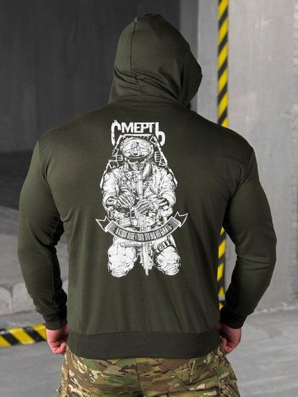 Худі maklin воїн олива ВТ5049