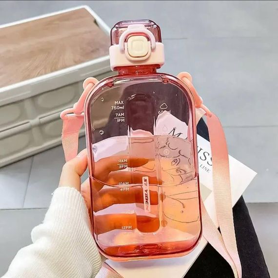 Пляшка для води із BPA-free пластику 750 мл. Теракотова | Зображення 1