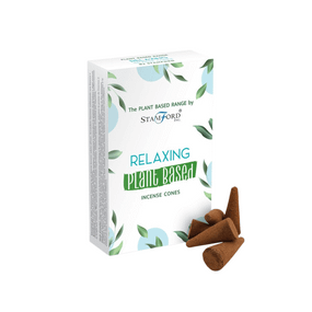 Ароматичні конуси на рослинній основі Релакс  12 конусів з підставкою Stamford 5028753472450