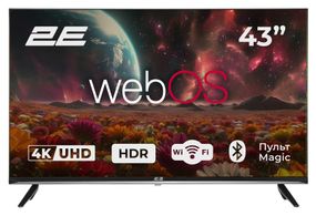 Телевізор 43&quot; 2E LED 4K 60Hz Smart WebOS Black 2E-43A07KUW