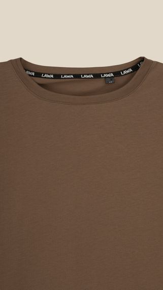 Футболка однотонна жіноча LAWA WBC02301 M Шоколад shop (2000999207211) | Зображення 1