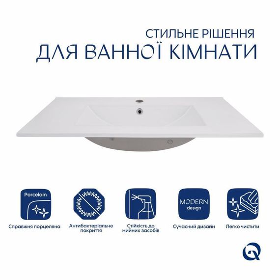 Раковина Qtap Albatross  820х460х180 White QT01113080CW1 | Зображення 2