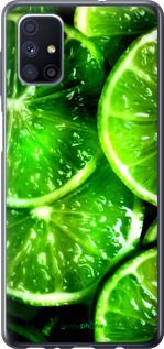 Чохол на Samsung Galaxy M51 M515F Зелені часточки лимона "852u-1944-2448"
