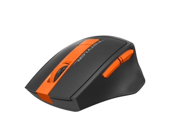 Миша бездротова A4Tech Fstyler FG30S (Orange), безшумна, USB, колір чорний+помаранчевий | Зображення 3
