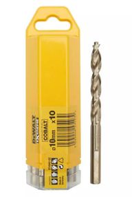 Свердло по металу DeWalt EXTREME INDUSTRIAL COBALT HSS-CO 10 мм 10 шт (DT4942)