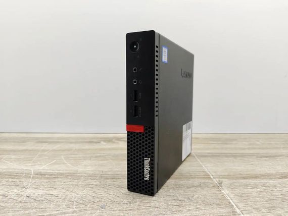 Неттоп Lenovo ThinkCentre M910q Tiny USFF / Intel Core i5-6500T (4 ядра по 2.5 - 3.1 GHz) / 8 GB DDR4 / 240 GB SSD / Intel HD Graphics 530 б/у | Зображення 1