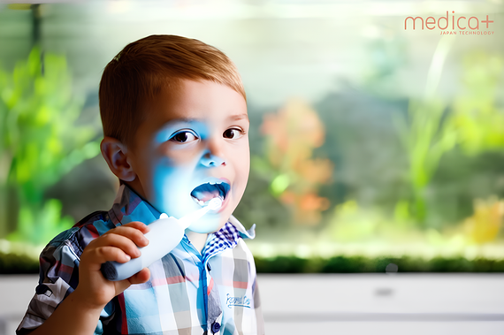 Детская зубная щетка Medica+ KidsBrush 2.0 Blue | Зображення 8