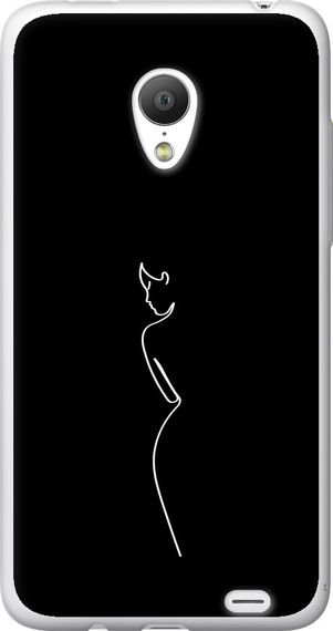Чехол на Meizu MX3 Силуэт1 "4590u-310-17620"