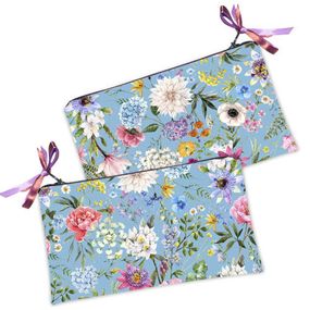Косметичка жіноча Летний букет 20х12 см (K_22U010)