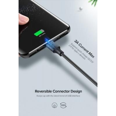 Дата кабель USB 2.0 AM to Type-C 1.0m US287 Black Ugreen (60116) (60116) | Зображення 3