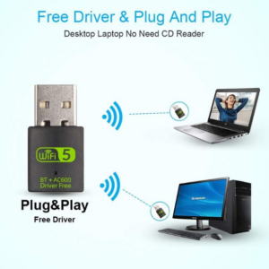 USB-адаптер ZEXMTE 600Mbps Wi-Fi+Bluetooth для ноутбуків ПК | Зображення 8