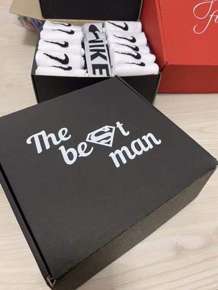 АКЦІЯ носки та труси🎁 Подарунковий набір Nike (12 пар носків + 2 боксери) | Зображення 4