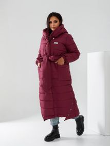 Пуховик арт. А-032 бордо
