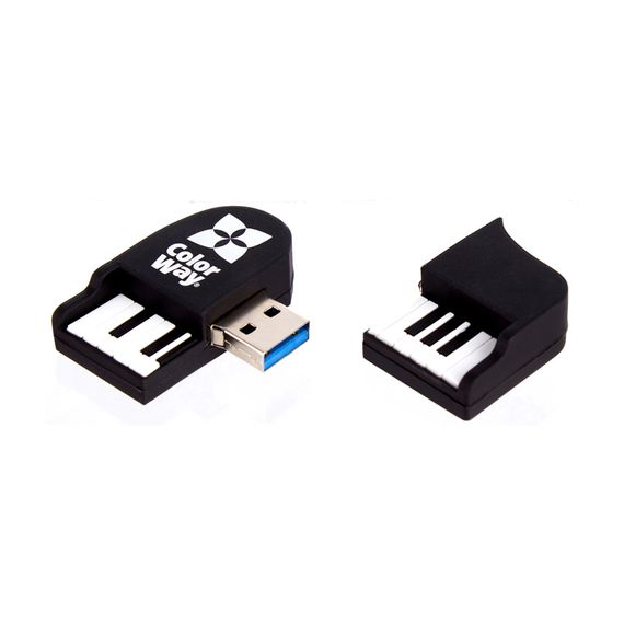 USB флеш накопичувач ColorWay Piano 32 GB 3.0 Black (CW-USBPO32) | Зображення 6