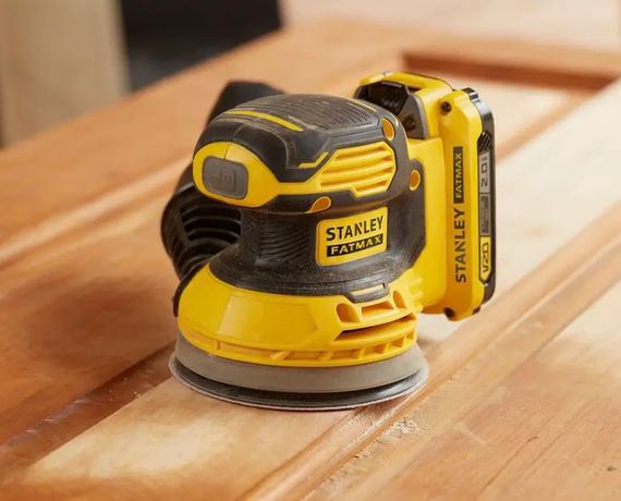 Шліфмашина ексцентрикова акумуляторна Stanley FATMAX з АКБ та ЗП SFMCW220D1S | Зображення 8