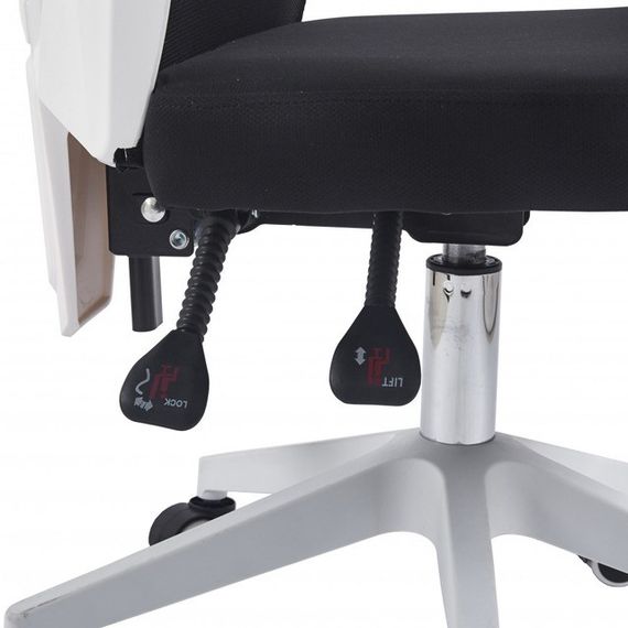 Кресло геймерское игровое компьютерное Bonro B-057 белое 42400610 | Зображення 5