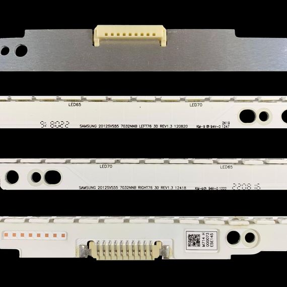 LED підсвітка Samsung TV 55" Samsung 2012SVS55 3D 7032NNB LEFT76+RIGHT76 REV1.3 BN96-21470A BN96-214 2шт. | Зображення 3