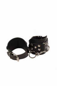 Наручники sLash Leather Hand Cuffs Черные One Size