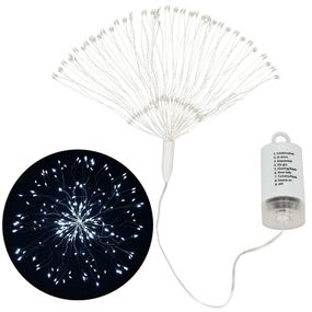 Гірлянда феєрверк на батарейках Springos 3D 100 LED CL0182 Cold White