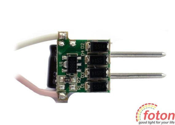 Импульсный драйвер светодиода LD 1x3W 12V | Зображення 1