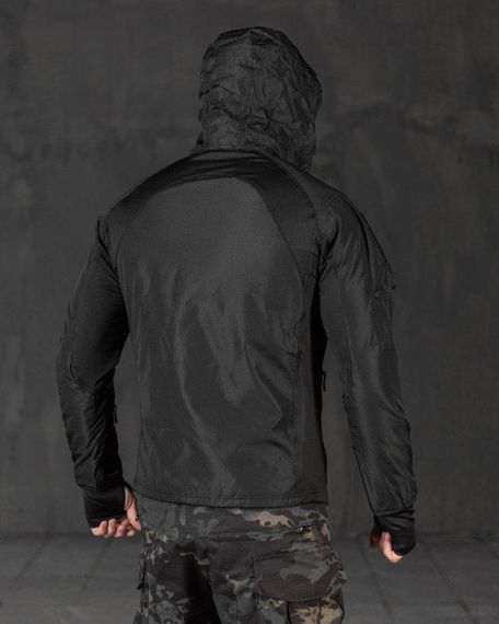 Весняна тактична куртка carrier (аналог uf pro) чорна ВТ0546 | Зображення 2