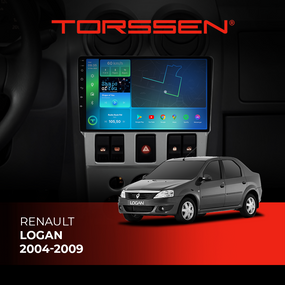 Штатна магнітола Torssen Renault Logan 2004-2009 F9464 4G Carplay DSP