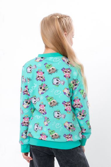 Джемпер для дівчинки Носи своє 128 Ментоловий (p-8224-166589) | Зображення 1