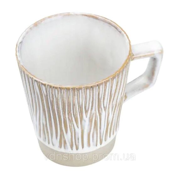 Чашка фарфоровая для чая и кофе 300 мл в стиле ретро Коричневая HP7208BR | Зображення 1