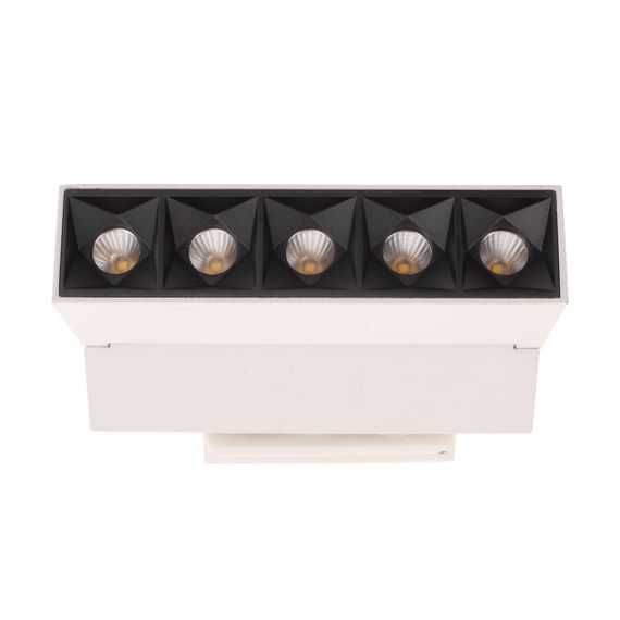 Светильник трековый поворотный LED KW-218/10W NW WH | Зображення 1