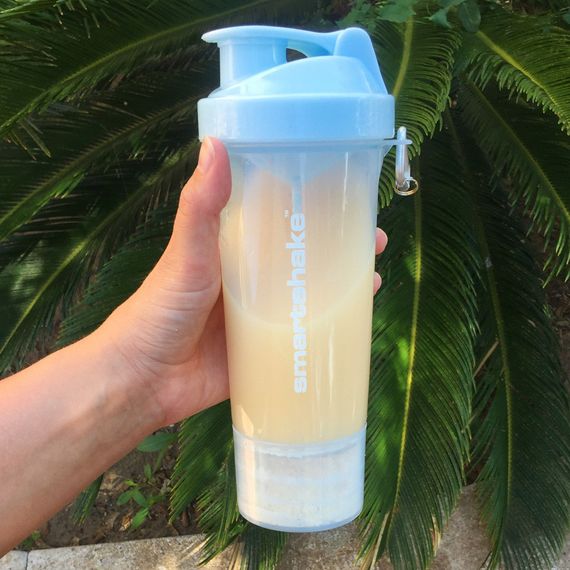 Шейкер спортивний SmartShake Slim 500ml Neon Blue (Original) | Зображення 7