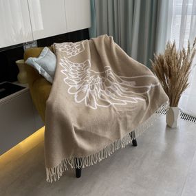 Плед SoundSleep 113036  140х200 см  бавовна бежевий