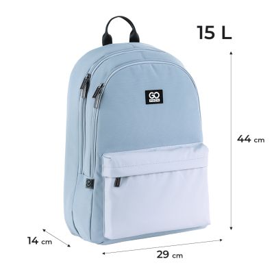 Рюкзак шкільний GoPack Education Teens 140 сіро-блакитний (GO25-140L-2) | Зображення 7