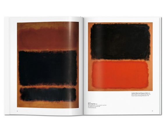 Живопись Марка Ротко книга с картинами художника Rothko. Jacob Baal-Teshuva, Taschen Литература для художников | Зображення 4