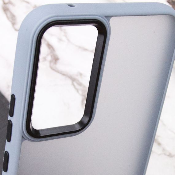 Чехол TPU+PC Lyon Frosted для Samsung Galaxy S23 Ultra Sierra Blue | Зображення 4