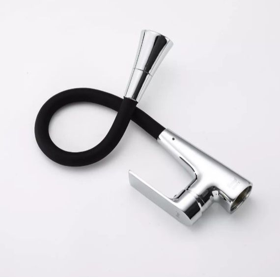 Змішувач для кухні Frap з гнучким виливом F4471 | Зображення 2