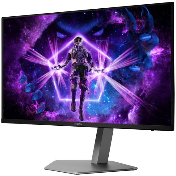 TFT 31.5" AOC AG326UD, QD-OLED, UHD 4K, 165hz, 0,03мс, HDMIx2, DP, USB-hub, HAS, Pivot,колю.,чорний | Зображення 1
