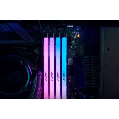 Модуль памяти для компьютера DDR5 96GB (2x48GB) 6400 MHz Renegade RGB XMP Kingston Fury (ex.HyperX) (KF564C32RSAK2-96) | Зображення 1