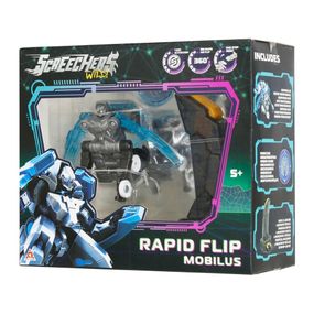 Игровой набор "S5 L0.5 Мобилиус" Screechers Wild! EU686102B запускатель, машинка-трансформер