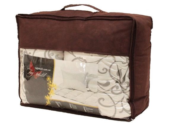 Ковдра "Eco-Bamboo white" TAGtekstil євро + 2 подушки 50х70 | Зображення 1