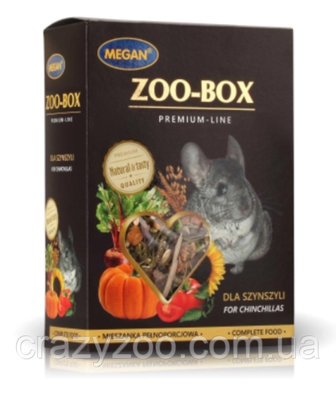 Корм для шиншил Megan ZOO-BOX Premium Line 500 г 11519