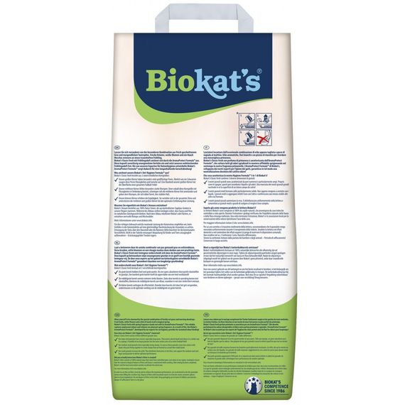 Наповнювач Biokats для котячого туалету Classic Fresh 3in1 бентонітовий 0,1 – 5мм 18 л | Зображення 3