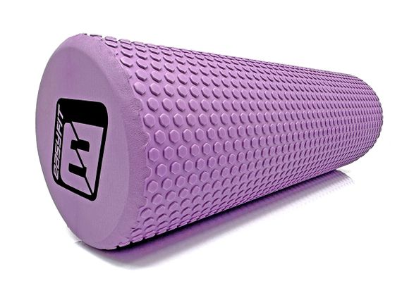 Масажний ролик EasyFit Foam Roller 45 см Фіолетовий (EF-2030-V)