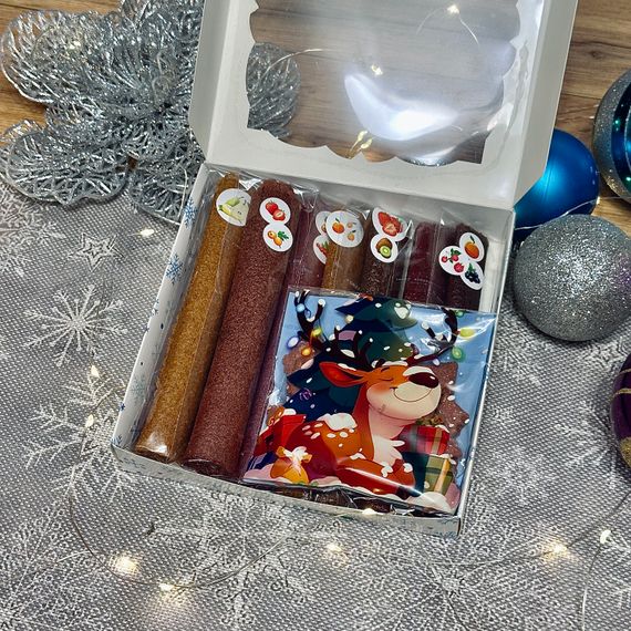 Подарунковий набір пастили “Святкові Сніжинки”, 11 смаків + йогуртова, 250 г | Зображення 3