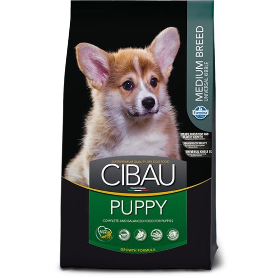 Сухой корм с курицей для щенят средних пород Farmina Cibau Puppy Medium, 2.5 кг