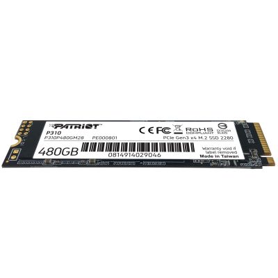 Накопитель SSD M.2 2280 480GB Patriot (P310P480GM28) | Зображення 3