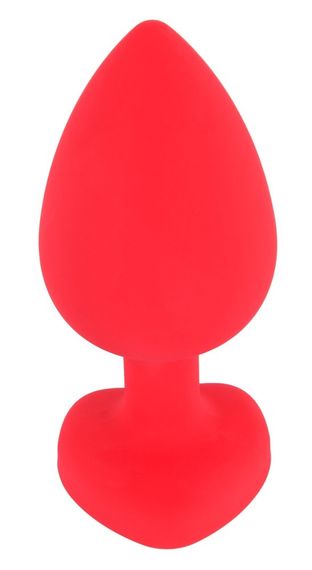 Анальний штекер з кристалом у вигляді серця, що ви 2toys, червоний | Зображення 2