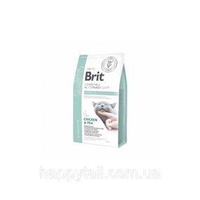Корм сухой Brit Grain Free VetDiet Cat Struvite для котов с мочекам яной болезнью с курицей и горохом 2 кг
